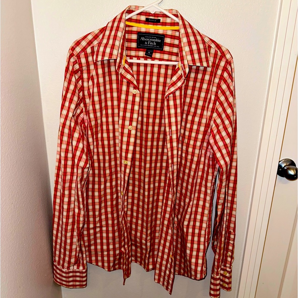 Men's button down shirt casual
